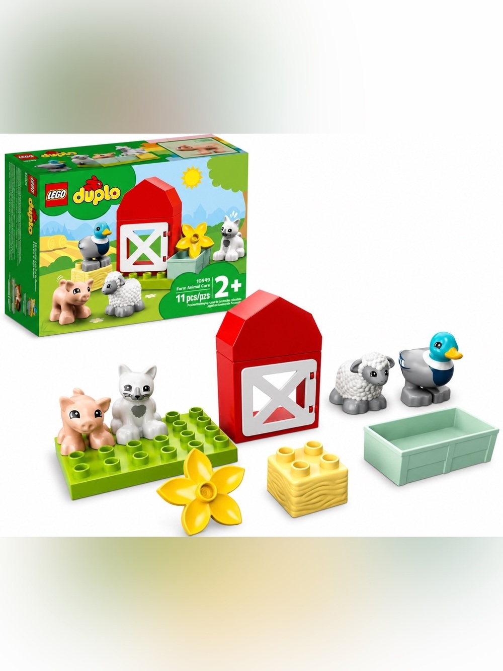 Red Farm Animal Care Playset